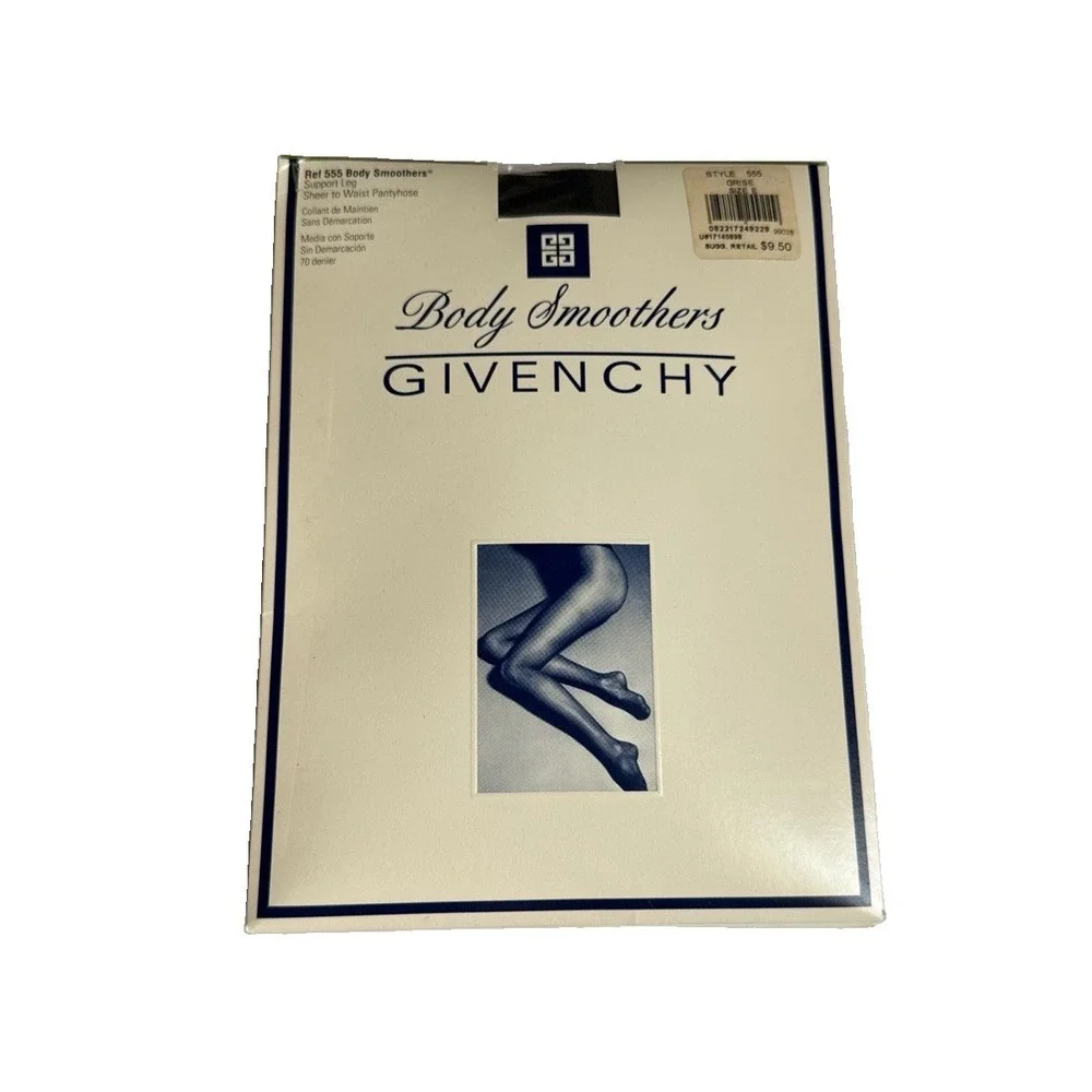 Givenchy Hosiery Plus Size Body Smoothers Sheer Sandal Toe Size E